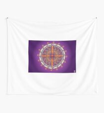 Unique colorful abstract Digital Design Poster -3D crosse Wall Tapestry