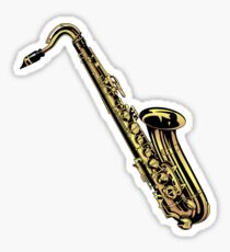 Saxophone Sticker