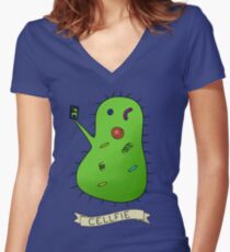 Cellfie Women's Fitted V-Neck T-Shirt