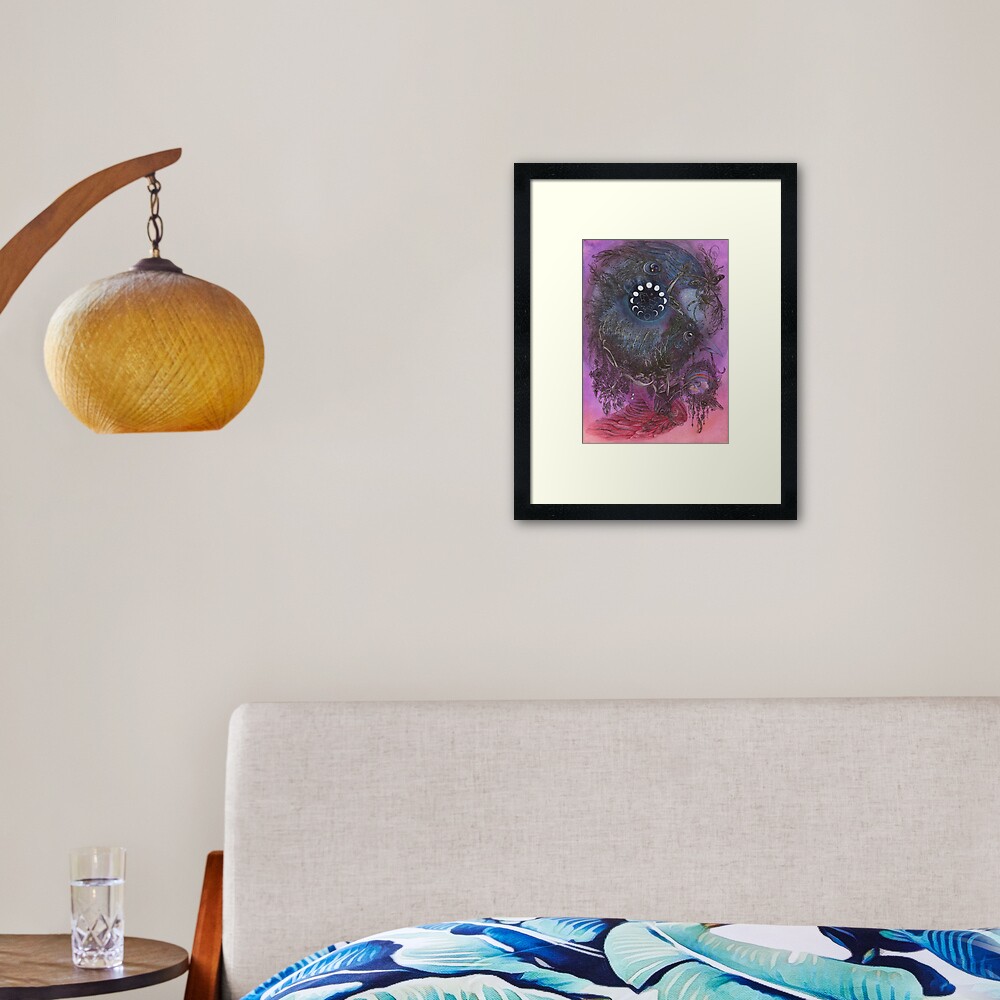 Night Bird Framed Art Print