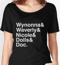 Wynonna Earp Names Women's Relaxed Fit T-Shirt