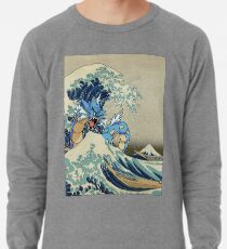 Die große Welle vor Garados Leichter Pullover