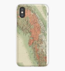 Vintage Geological Map of Nova Scotia (1906) iPhone Case