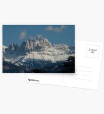 Snow on the Dolomites, Bolzano/Bozen, Italy Postcards