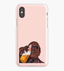Morpheus Drinking a Forty in a Death Basket iPhone Case
