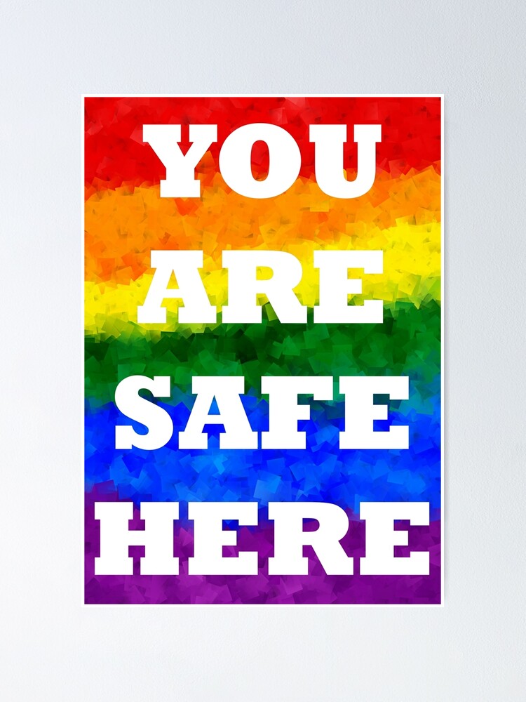 "Safe Space Poster V. 3" Poster by moietymouse | Redbubble