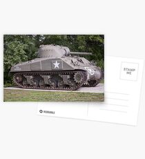 Sherman Tank Postcards
