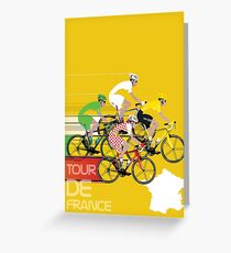 Tour De France Greeting Card