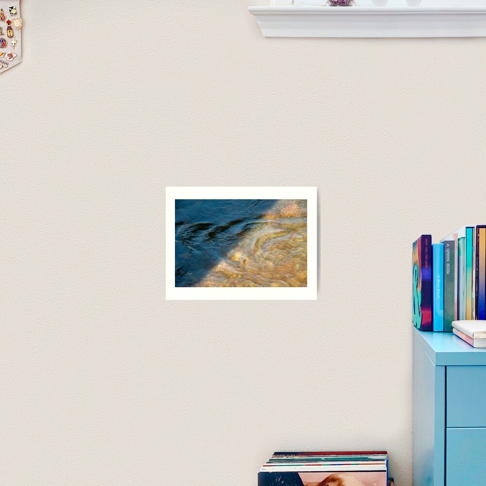 Sun and Shadow, Talvera River, Bolzano/Bozen, Italy Art Print