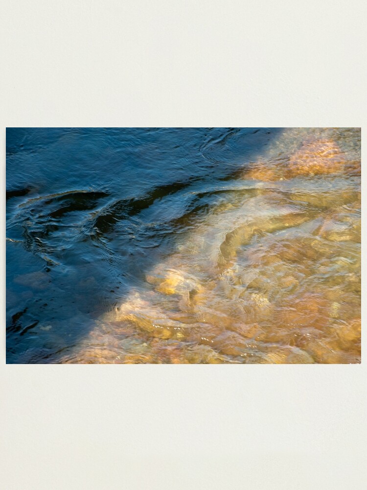 Alternate view of Sun and Shadow, Talvera River, Bolzano/Bozen, Italy Photographic Print