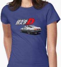 Camiseta entallada para mujer D inicial - AE89 trueno