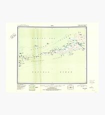 USGS TOPO Map Alaska AK Atka 360551 1952 250000 Photographic Print