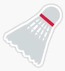 Badminton shuttlecock Sticker