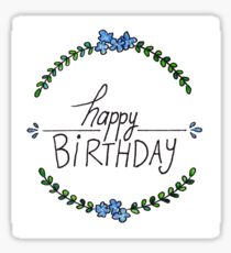 Happy Birthday Sticker