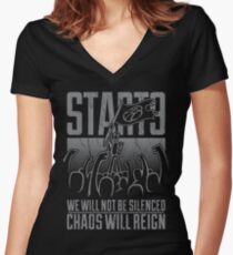START9 Women's Fitted V-Neck T-Shirt
