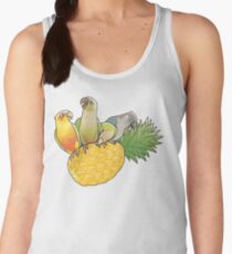 Green Cheek Paradise Women's Tank Top