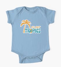 Body de manga corta para bebé Flint Tropics Retro