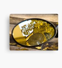 Peeking through the leaves, Bolzano/Bozen, Italy Canvas Print