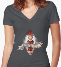Hamlet Women's Fitted V-Neck T-Shirt