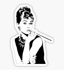Audrey Hepburn illustration Sticker
