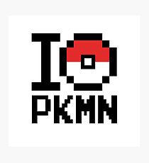I Love PKMN Photographic Print