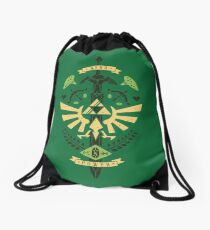 Zelda Crest Drawstring Bag