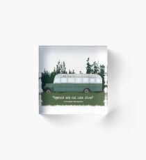 Into The Wild - Bus 142 Acrylic Block