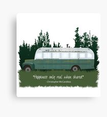 Into The Wild - Bus 142 Canvas Print