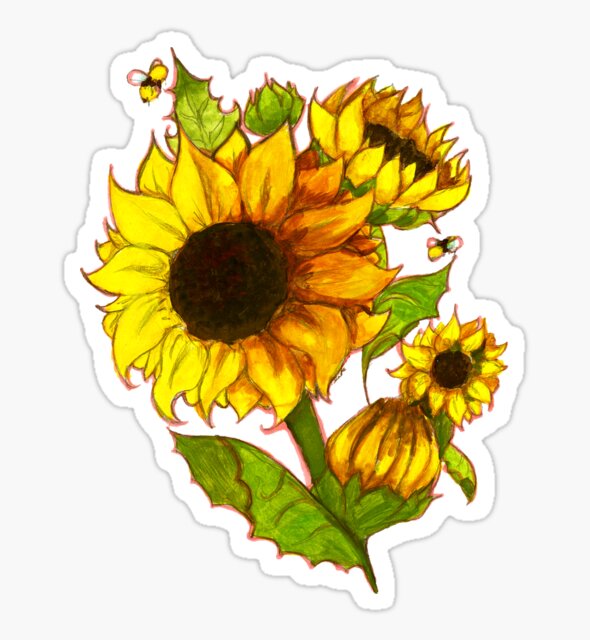 pin by janike on tumblr flower stickers with images