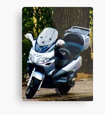 Face on a Moped, Bolzano/Bozen, Italy Metal Print