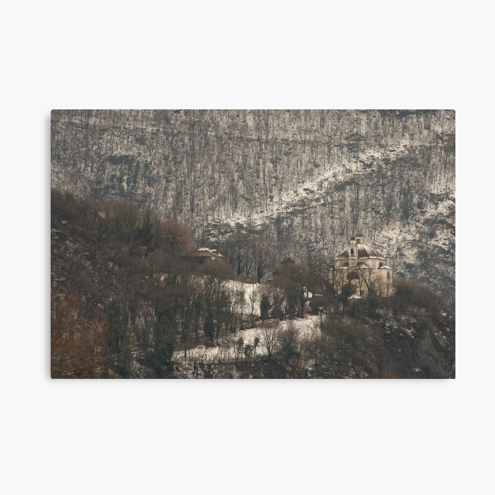 Snow scene, Bolzano/Bozen, Italy Canvas Print