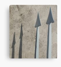 Pointed Shadows, Bolzano/Bozen, Italy Metal Print