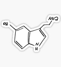 Serotonin Sticker Sticker