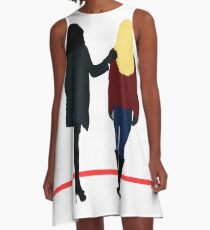 Swan Queen (no text) A-Line Dress