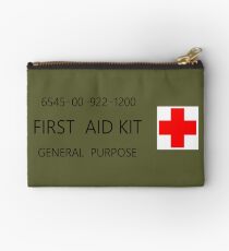 First Aid Kit Decal - US Army stylings Studio Pouch