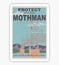 Protect Your Local Mothman Sticker