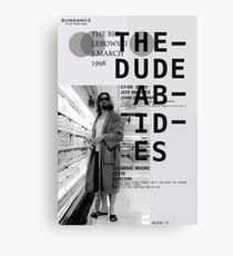 THE DUDE ABIDES (THE BIG LEBOWSKI) Canvas Print