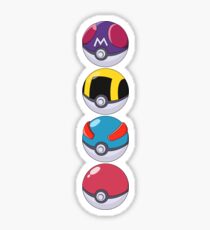 Pokeball Pattern Sticker