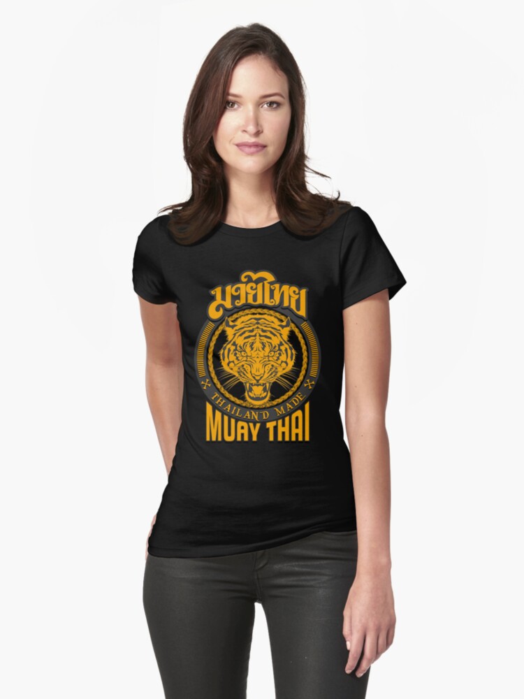 Tiger Sagat Muay Thai Thailand Martial Art Logo T Shirt By Lu2k Redbubble