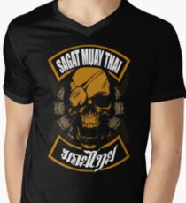 Sagat Muay Thai Fighter Thailand Martial Art Men's V-Neck T-Shirt