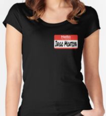 The Princess Bride Quote - Hello My Name Is Inigo Montoya Women's Fitted Scoop T-Shirt