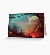 Moonlight in 1986 Greeting Card