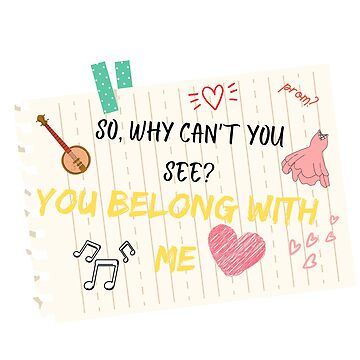 I knew you were trouble taylor's version cute lyrics Sticker for Sale by  Phiiilo