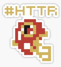 Hail to the Redskins - 8 Bit Sticker