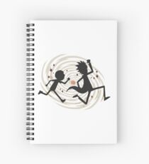 running time Spiral Notebook