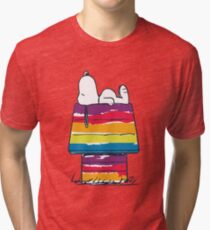 rainbow snoop Tri-blend T-Shirt