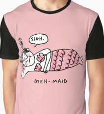 Mehmaid Parody Graphic T-Shirt