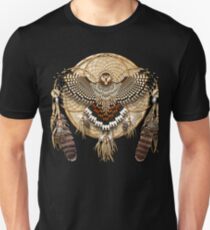 Red-Tail Hawk Dreamcatcher Mandala Unisex T-Shirt