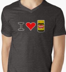 I Love Vegemite Men's V-Neck T-Shirt