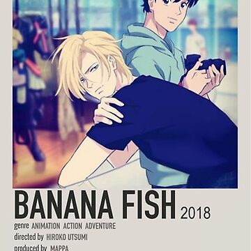 Japanese Anime Banana Fish Retro Posters Art Movie Manga Decoration  Painting Kraft Paper Prints Home Room Decor Wall Stickers